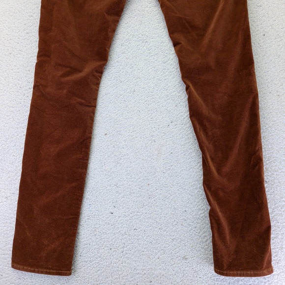 Rock Revival Jen Skinny Corduroy Pants Rust Brown RJ8156S39 Womens Size 29 - Picture 6 of 8